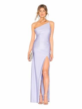 NWT! REVOLVE | About Us Light Purple Katelyn Side Slit Maxi Dress. Size Medium.